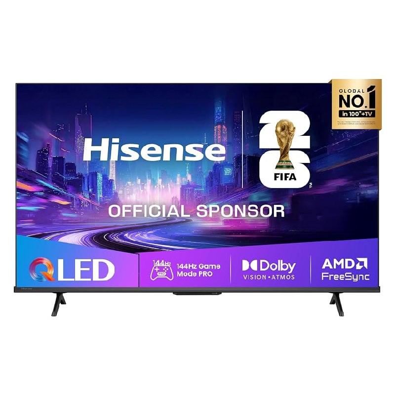 Hisense 43E7Q Pro – QLED Smart TV 43 Pulgadas, Modo Juego 144 Hz Nativos