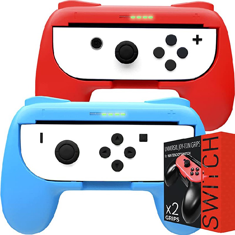 Grips de Orzly compatibles con los Joy-Cons de la Nintendo Switch