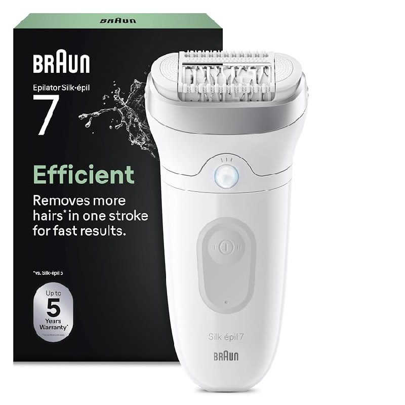 Braun Silk·épil 7 Depiladora Eléctrica Mujer, 7-011