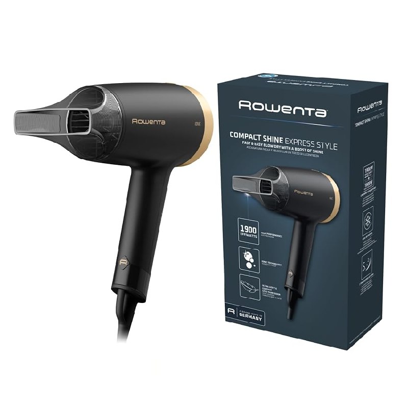 Rowenta Express Style – Secador de pelo para viaje de 1600W, función Eco