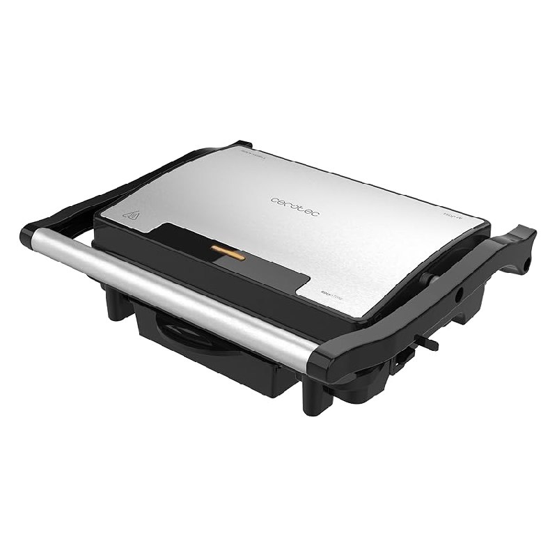 Cecotec Parrilla Eléctrica Plancha y Sandwichera Rock’nGrill Rapid. 1500W