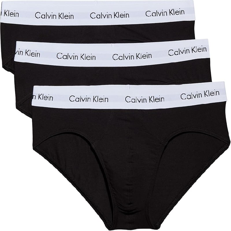 Calvin Klein Calzoncillos Hip Briefs Hombre Pack de 3 Ropa Interior
