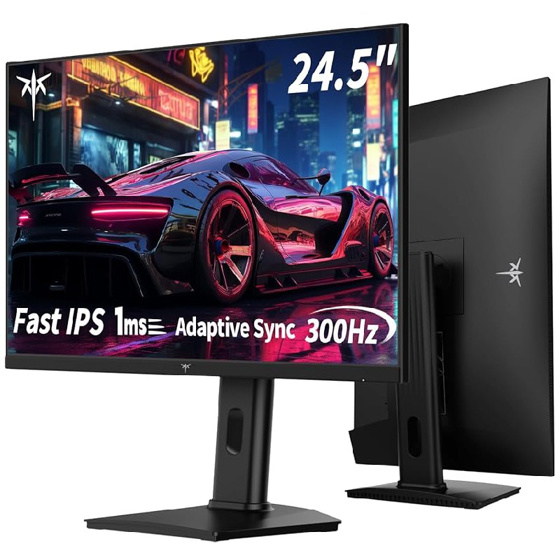 KTC Mnotior Gaming 25 Pulgadas | 300Hz | FHD 1080P | Fast IPS Panel | 1ms | Adaptive