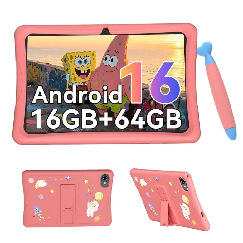 Tablet para Niños 10 Pulgadas, Android 16 Tablet para Niños de 3 a 12 Años