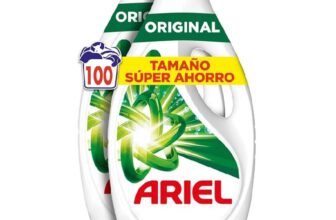 Ariel Detergente Lavadora Liquido 100 Lavados, Original
