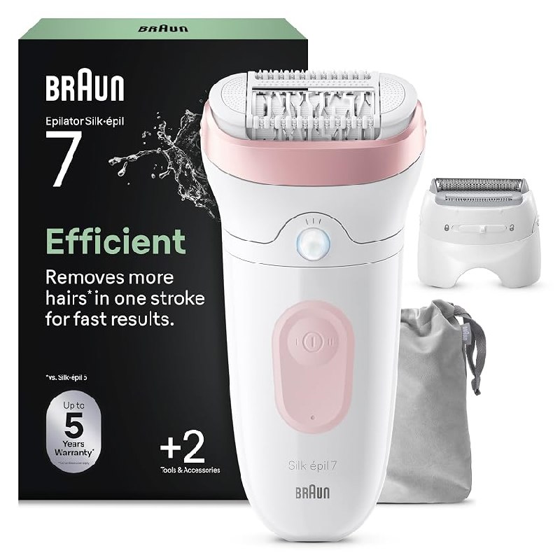 Braun Silk·épil 7 Depiladora Eléctrica Mujer, 7-030