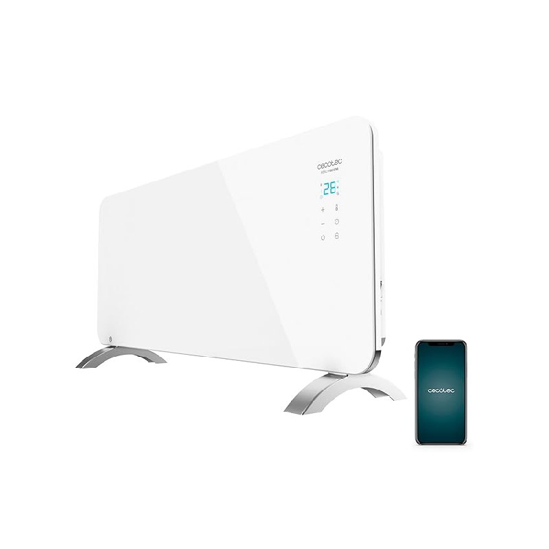 Cecotec Radiador Eléctrico Bajo Consumo Ready Warm 6750 Crystal Connection. Wifi
