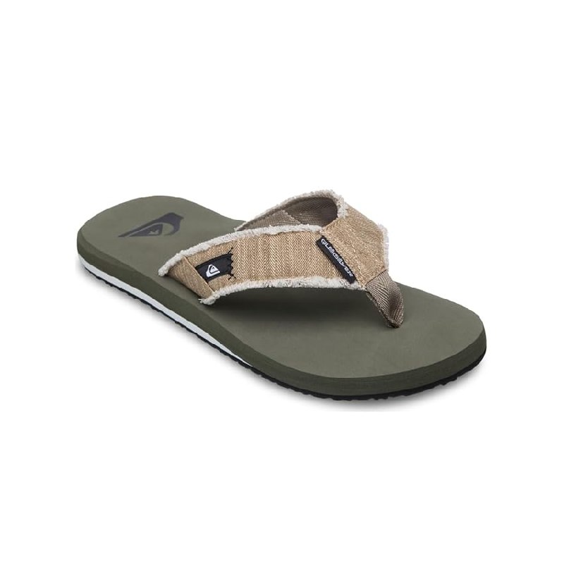 Quiksilver Monkey Abyss. – Sandalias para hombre, hoja de uva