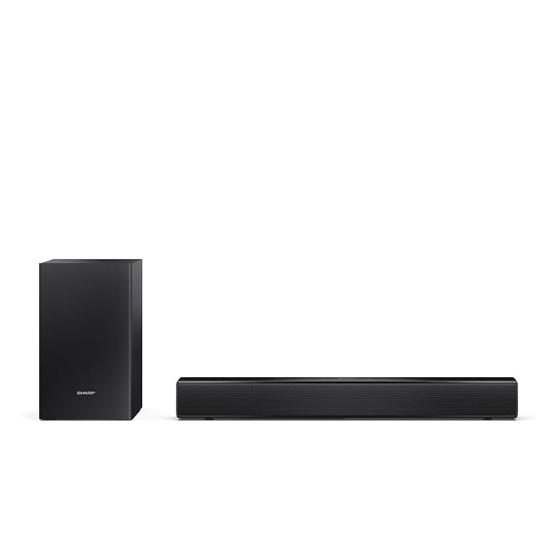 SHARP Barra de Sonido para TV HT-SBW121 Roku TV Ready 240W Subwoofer Inalámbrico Bluetooth