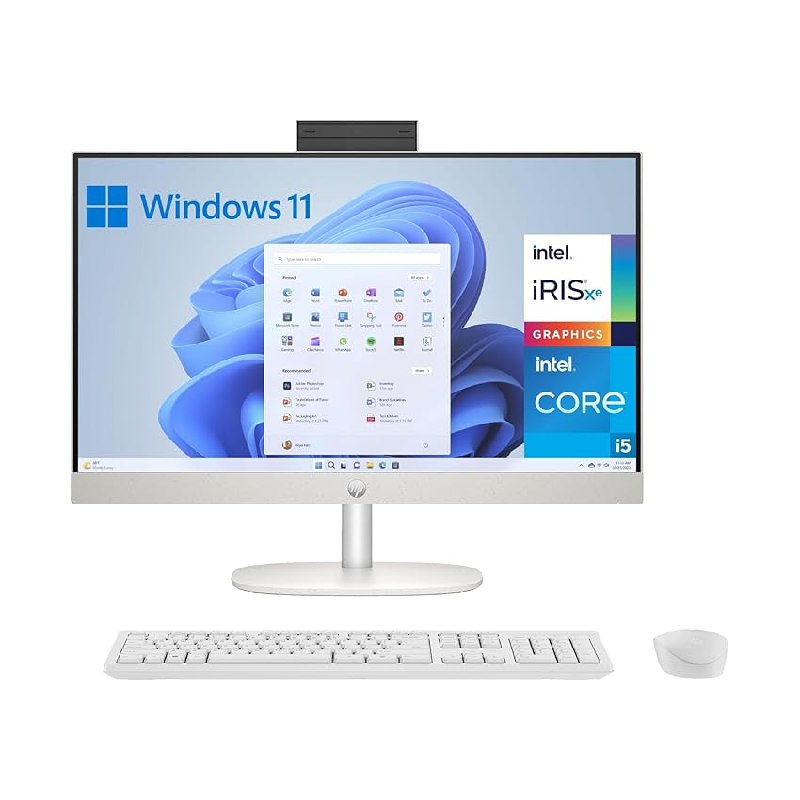 HP All-in-One 24-cr0117ns – Ordenador de sobremesa 23,8″ Full HD con cámara
