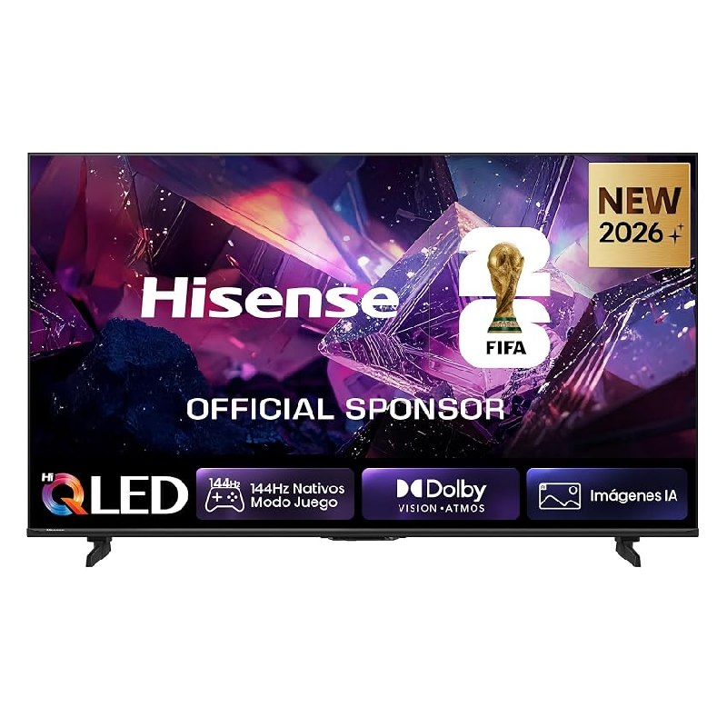 Hisense 55E7S Pro – Hi-QLED Smart TV 55 Pulgadas, Modo Juego 144 Hz Nativos