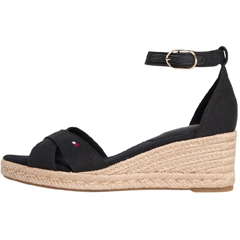 Tommy Hilfiger Alpargatas de cuña media Espad X Cross FW0FW09332 para mujer