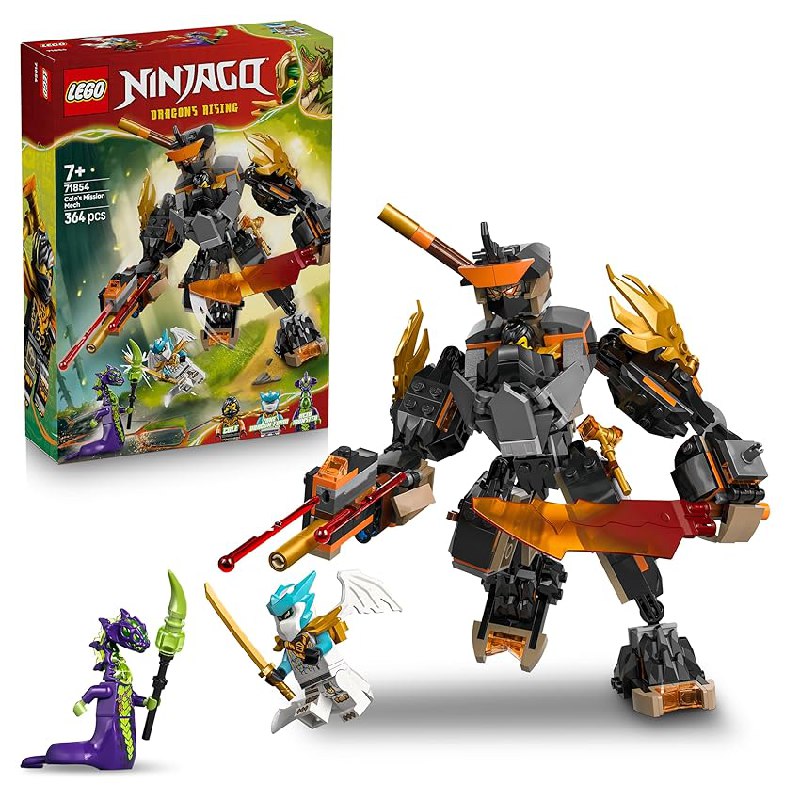 LEGO Ninjago Meca de Misión de Cole y Zane Dragón – Figura de Acción