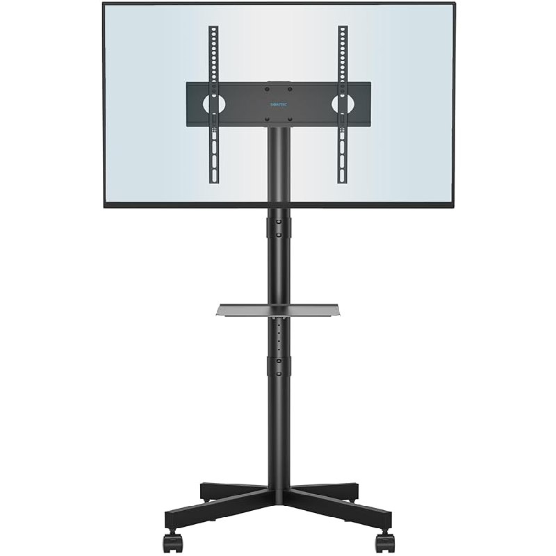BONTEC Soporte TV Ruedas para Televisión de 23 a 60 Pulgadas, Soporte de Pie para