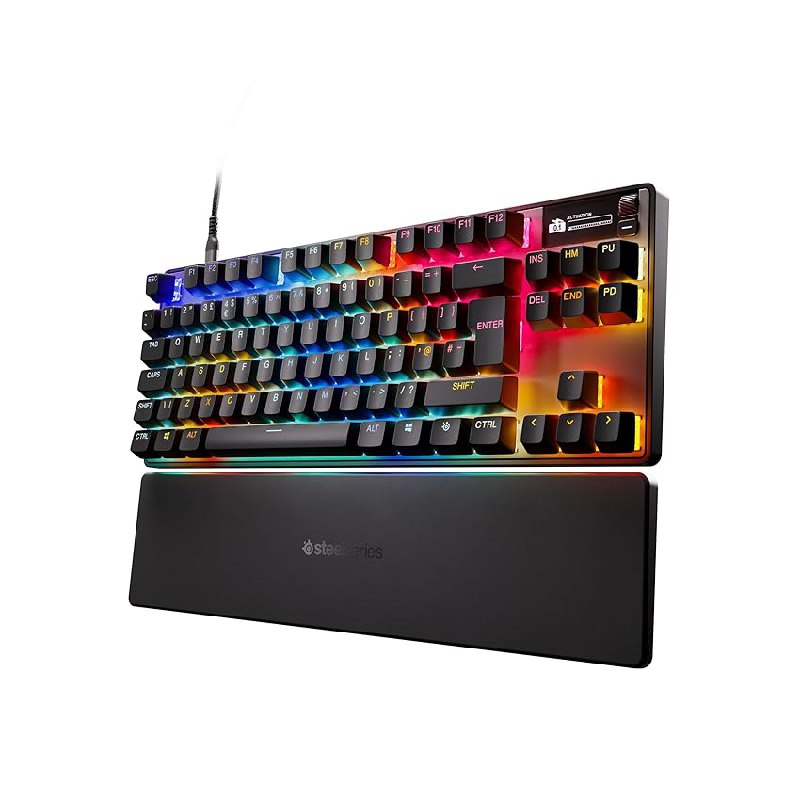 SteelSeries Apex Pro TKL Gen 3 – Teclado Mecanico Gaming – HyperMagnetic Interruptores OmniPoint 3.0