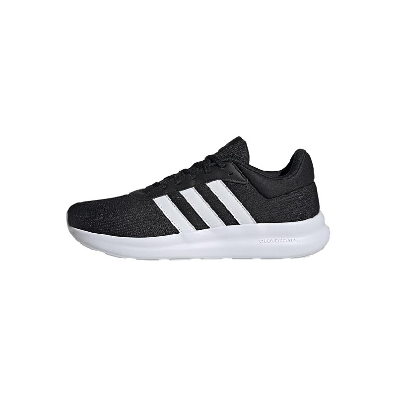adidas Hombre Lite Racer 4.0 Shoes, Core Black/Cloud White/Grey Five