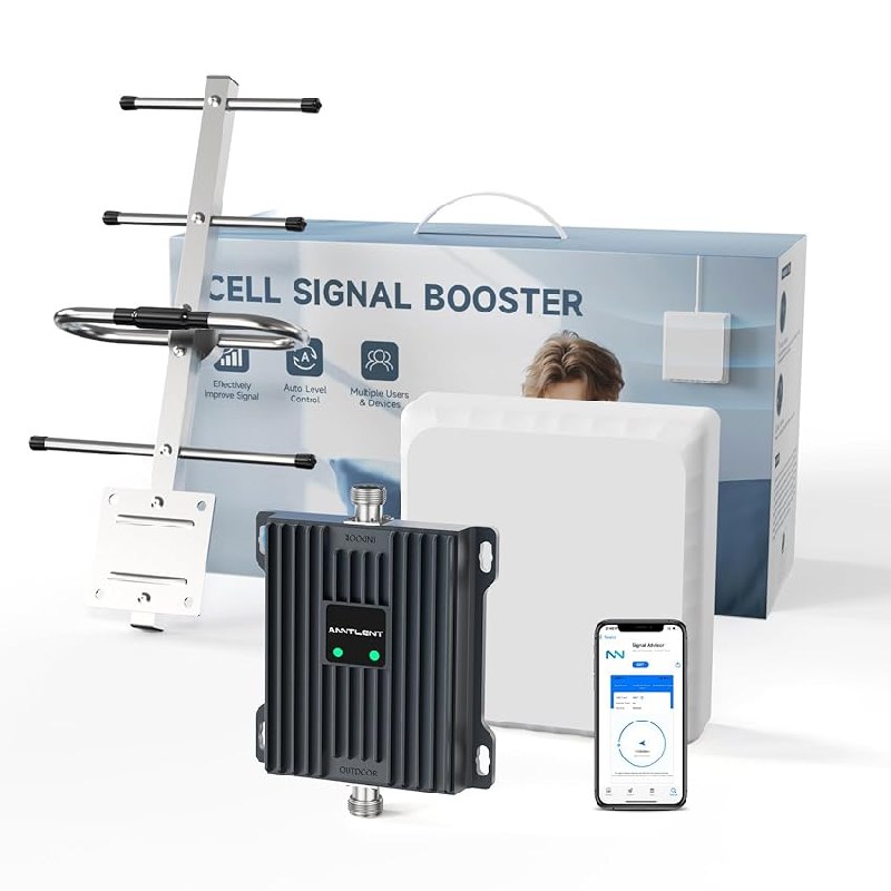 ANNTLENT Amplificador de Cobertura Movil en Banda 20/8 (800/900Mhz)
