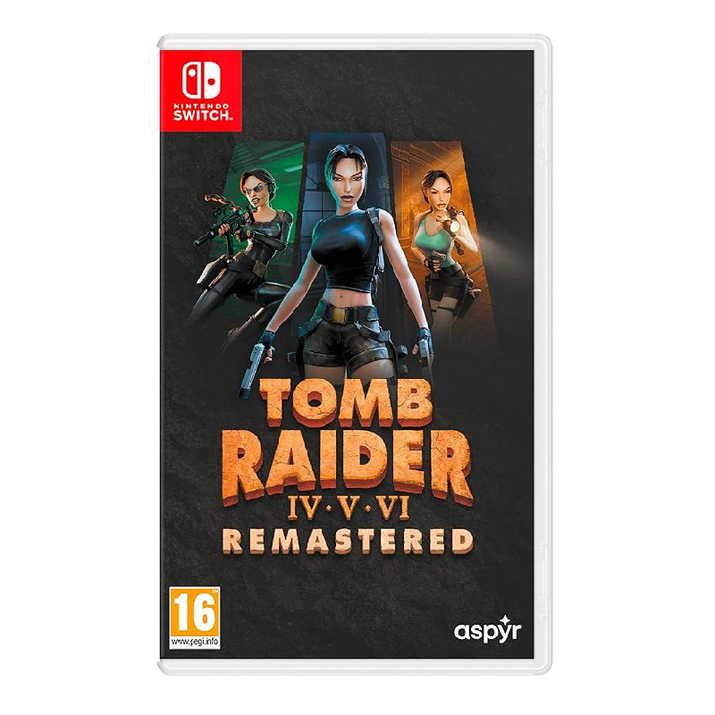 Tomb Raider IV-VI Remastered Starring Lara Croft -Switch