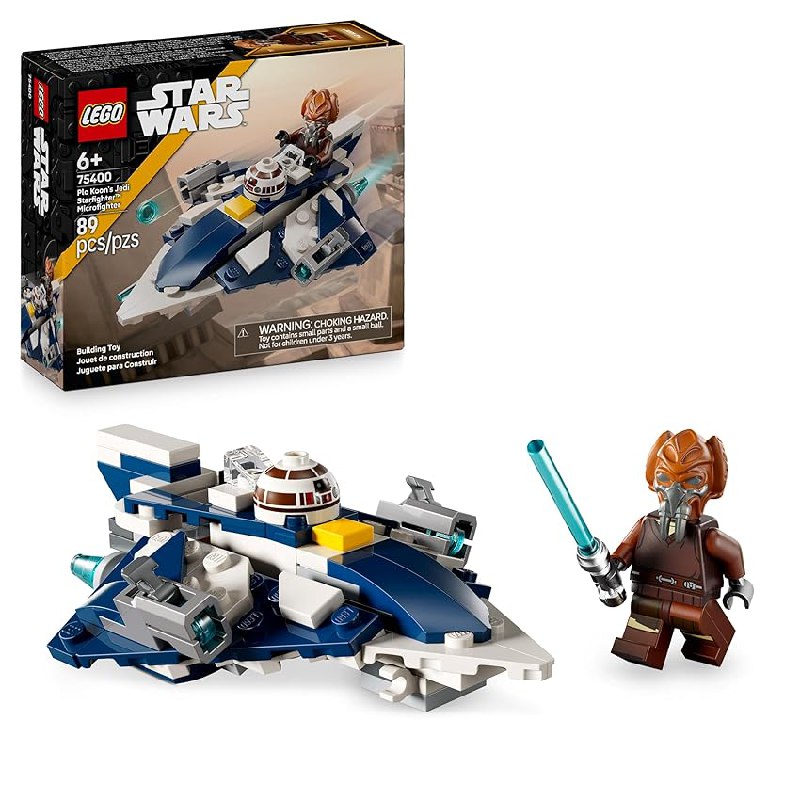 LEGO Star Wars 75400 Microfighter: Caza Estelar Jedi de Plo Koon