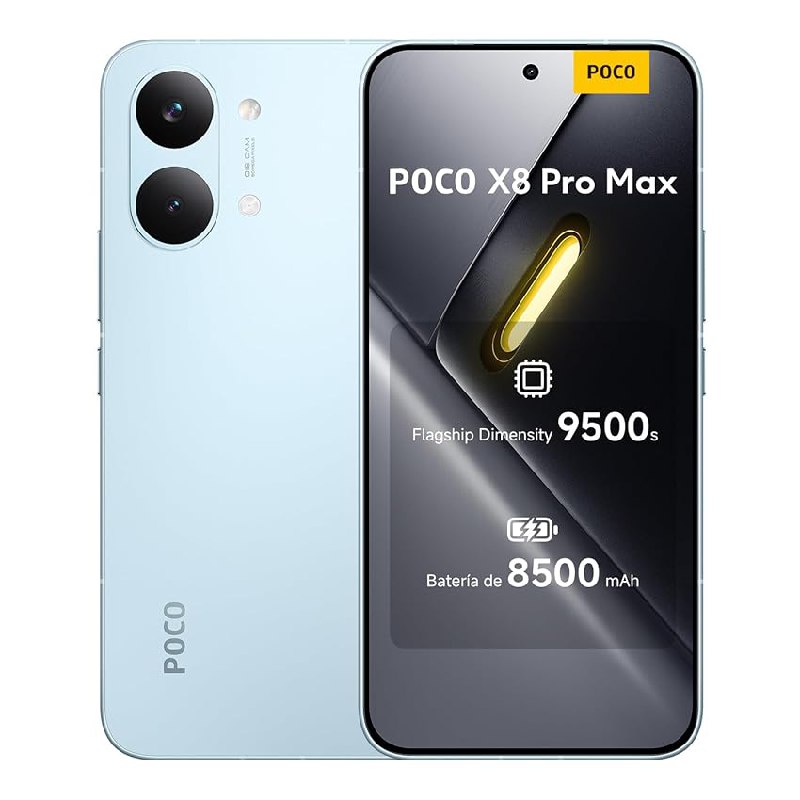 XIAOMI POCO X8 Pro MAX Smartphone de 12+512GB Azul Batería de 8500mAh
