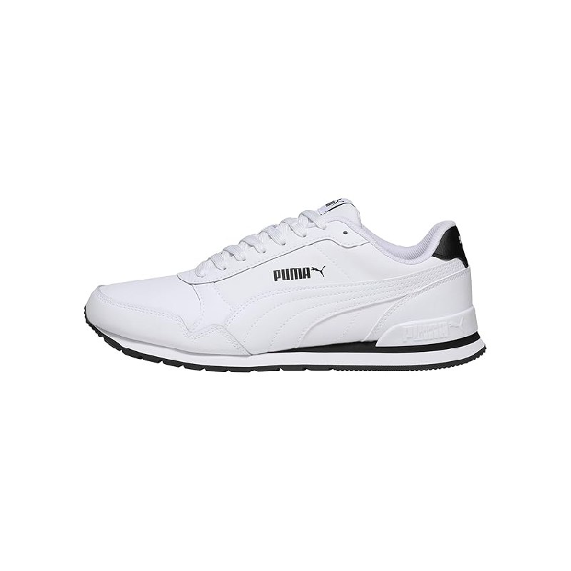 PUMA Unisex ST Runner v2 Full L Sneakers, Puma White-Puma White