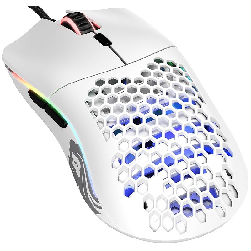 GLORIOUS Model O Ratón Gaming con Cable Ergonómico (Matte White)
