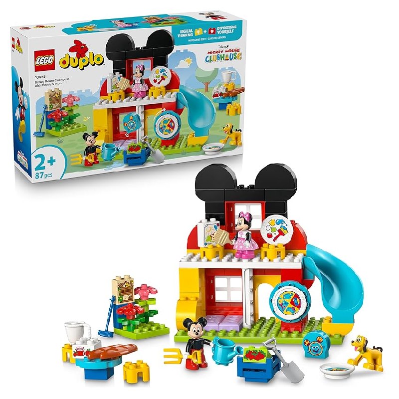 LEGO Duplo Disney Casa de Mickey Mouse con Minnie y Pluto de Juguete