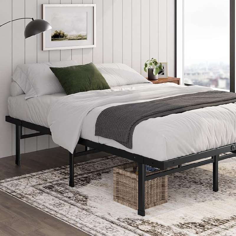Zinus Justin Somier 90×190 cm- Altura 35 cm – Base Cama Individual en Acero
