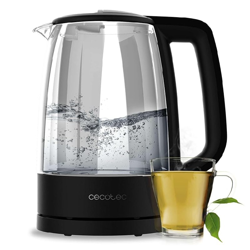 Cecotec Hervidor Eléctrico de Agua de 1,7 L ThermoSense 320 Clear. 2200W