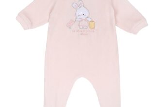 Chicco Pelele Bebé-Niñas en Suave Felpa, con Cómoda Apertura a Presión 261