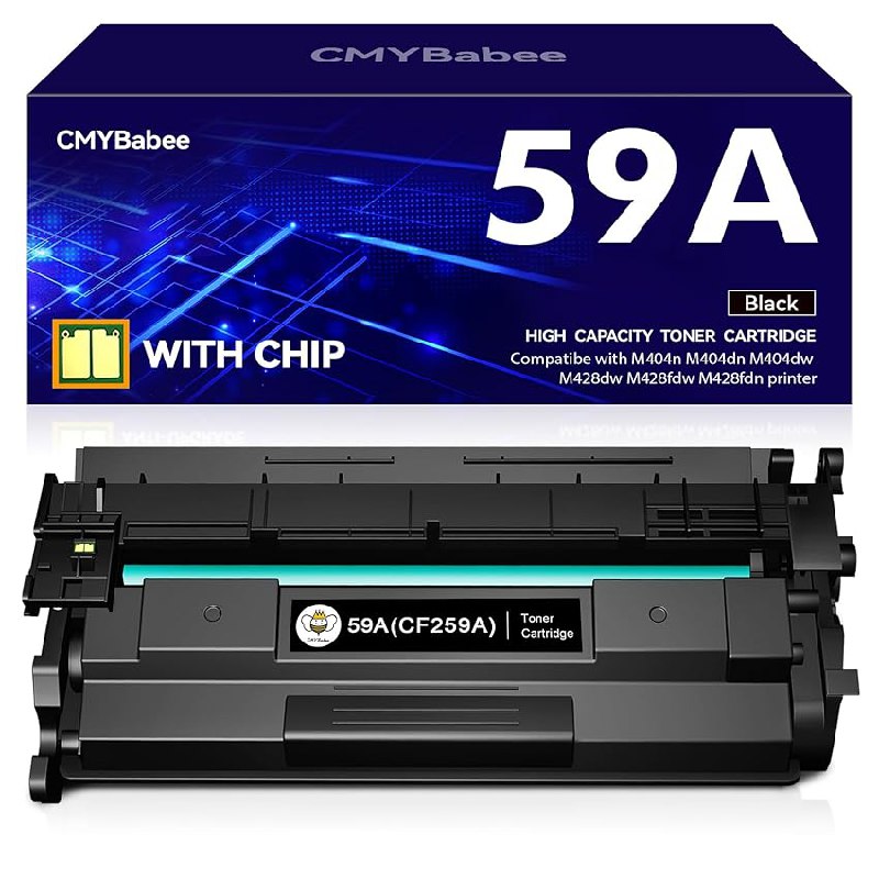 CMYBabee CF259A con Chip Compatible con HP 59A CF259A 59X CF259X Toner para LaserJet