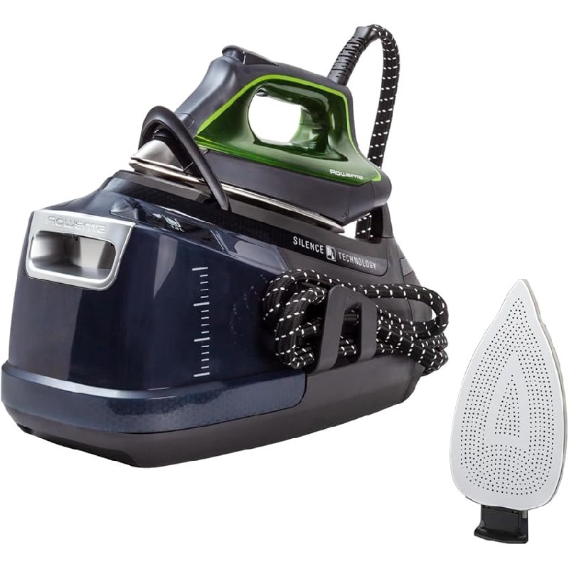 Rowenta Silence Steam Pro – Centro de planchado 2800 W, suela Microsteam de acero inoxidable