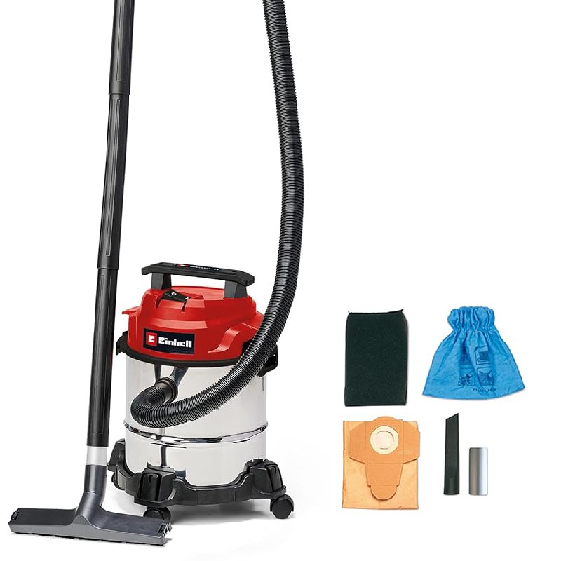 Einhell Aspirador en seco y húmedo TC-VC 1812/1 S (1250 W, 180 mbar)