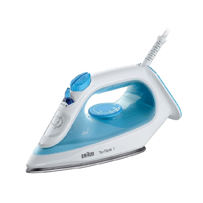 Braun Household TexStyle 1 SI 1050BL – Plancha de vapor con suela SuperCeramic