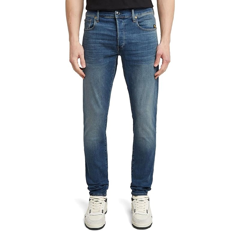 G-STAR Jeans 3301 Slim para Hombre, Azul (vintage medium aged 51001)