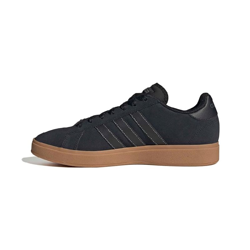 adidas Hombre Grand Court Base 00S Shoes, Core Black/Core Black/Grey Two