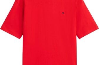 Tommy Hilfiger Camiseta de Manga Corta Chicos Essential Archive de algodón