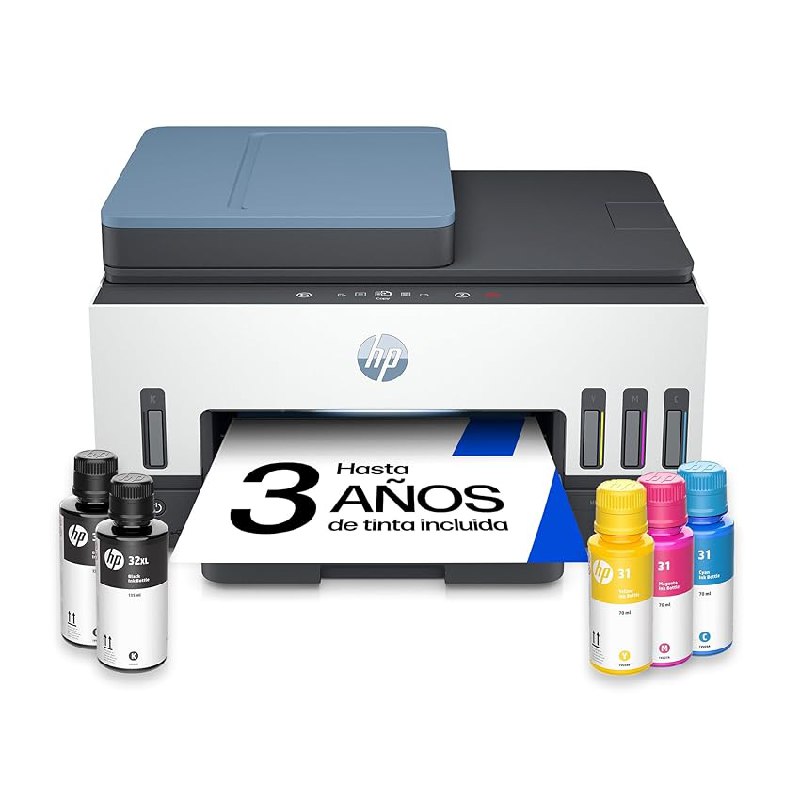 HP Smart Tank 7606 28C03A – Impresora A4 Multifunción con Deposito de Tinta Recargable