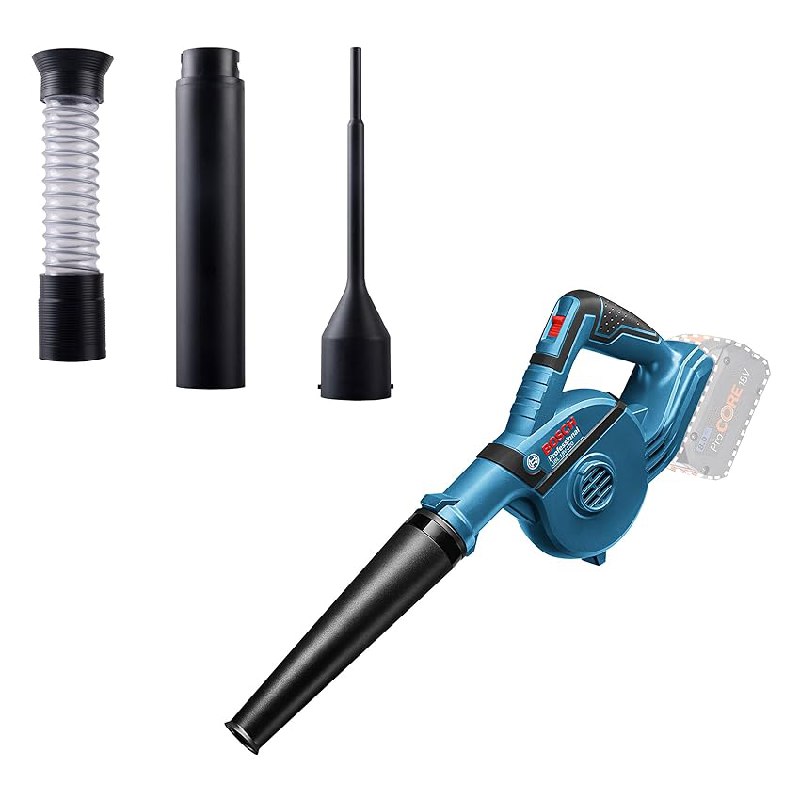 Bosch Professional 18V System soplador a batería GBL 18V-120 (Incl. 4 adaptadores)