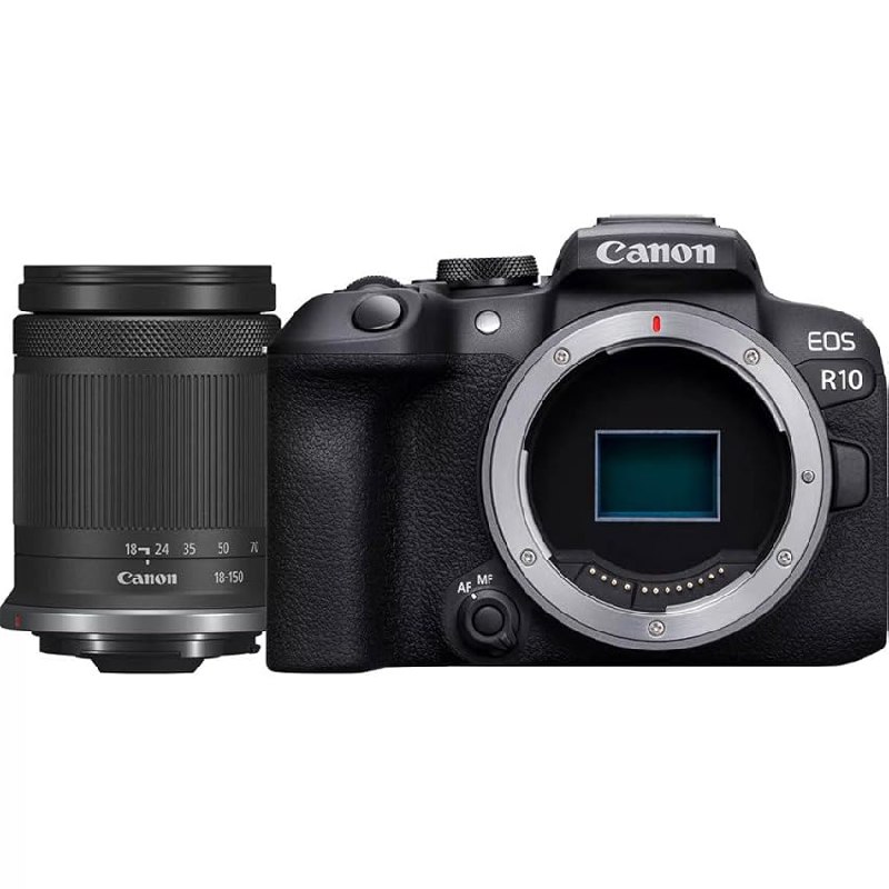 CANON EOS R10 Cámara Mirrorless + Objetivo RF-S 18-150 mm F4.5
