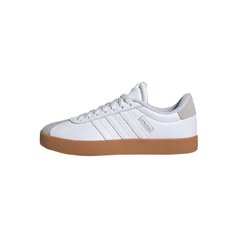 adidas Mujer VL Court 3.0 Shoes, FTWR White/FTWR White/Silver Met.