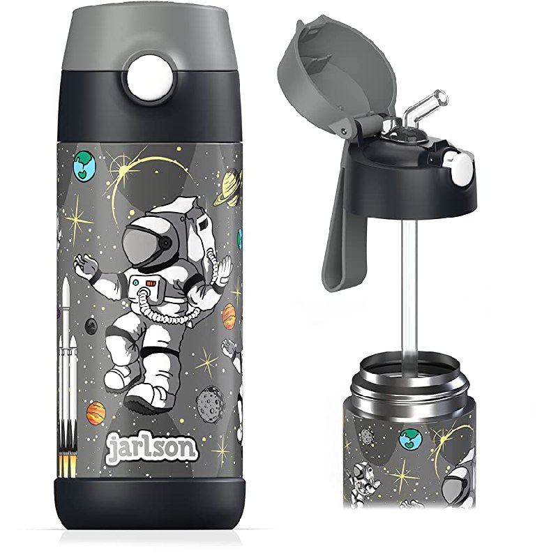Jarlson® Botella Agua Niños & Niñas CHARLI [ACERO INOXIDABLE]