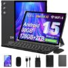 Tablet 10 Pulgadas Android 15 con Gemini AI, 30GB RAM + 128GB ROM Ampliable 2TB