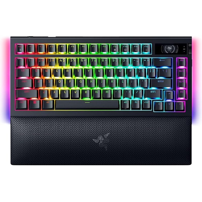 Razer BlackWidow V4 Pro 75% – Teclado de Juego inalámbrico Intercambiable en Caliente