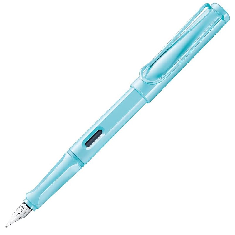 Lamy safari aquasky – Pluma estilográfica con empuñadura ergonómica y plumín de acero