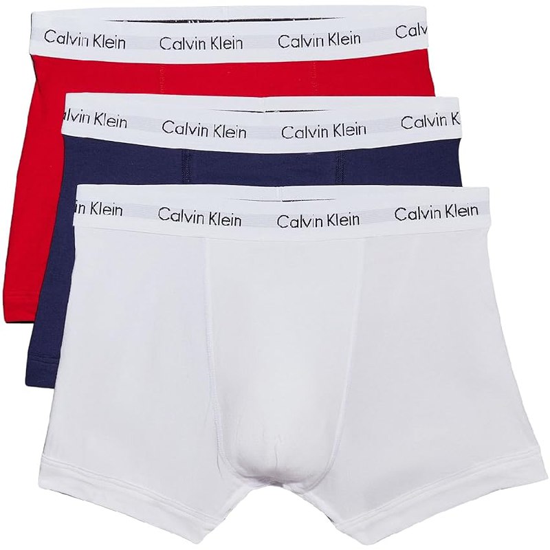 Calvin Klein Calzoncillos bóxer Hombre Pack de 3 Trunks Ropa Interior