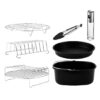 Cecotec Kit de Accesorios para Freidora sin Aceite de 5 a 6,5 L Cecofry Pack Accessories. 8 Accesorios