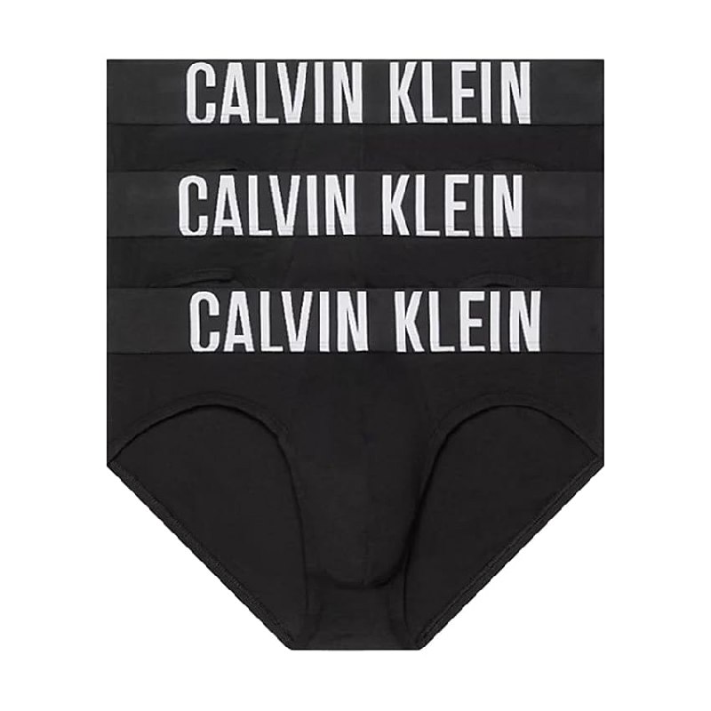 Calvin Klein Hip Brief 3PK, Calzoncillos de Cadera Hombre