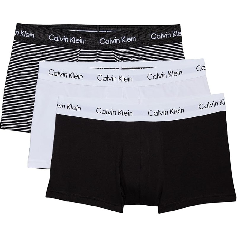Calvin Klein Calzoncillos bóxer Hombre Pack de 3 Low Rise Trunks Ropa Interior
