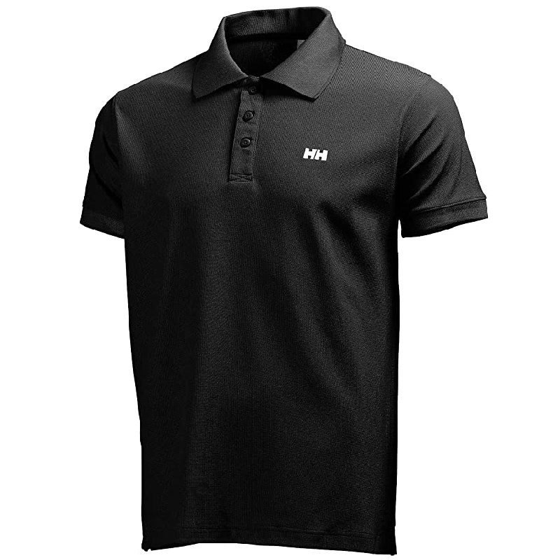 Helly Hansen Hombres Driftline Polo, Negro